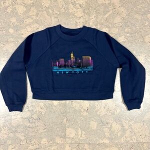 One World Observatory Cropped Sweatshirt Size S New "One Vanderbilt"
